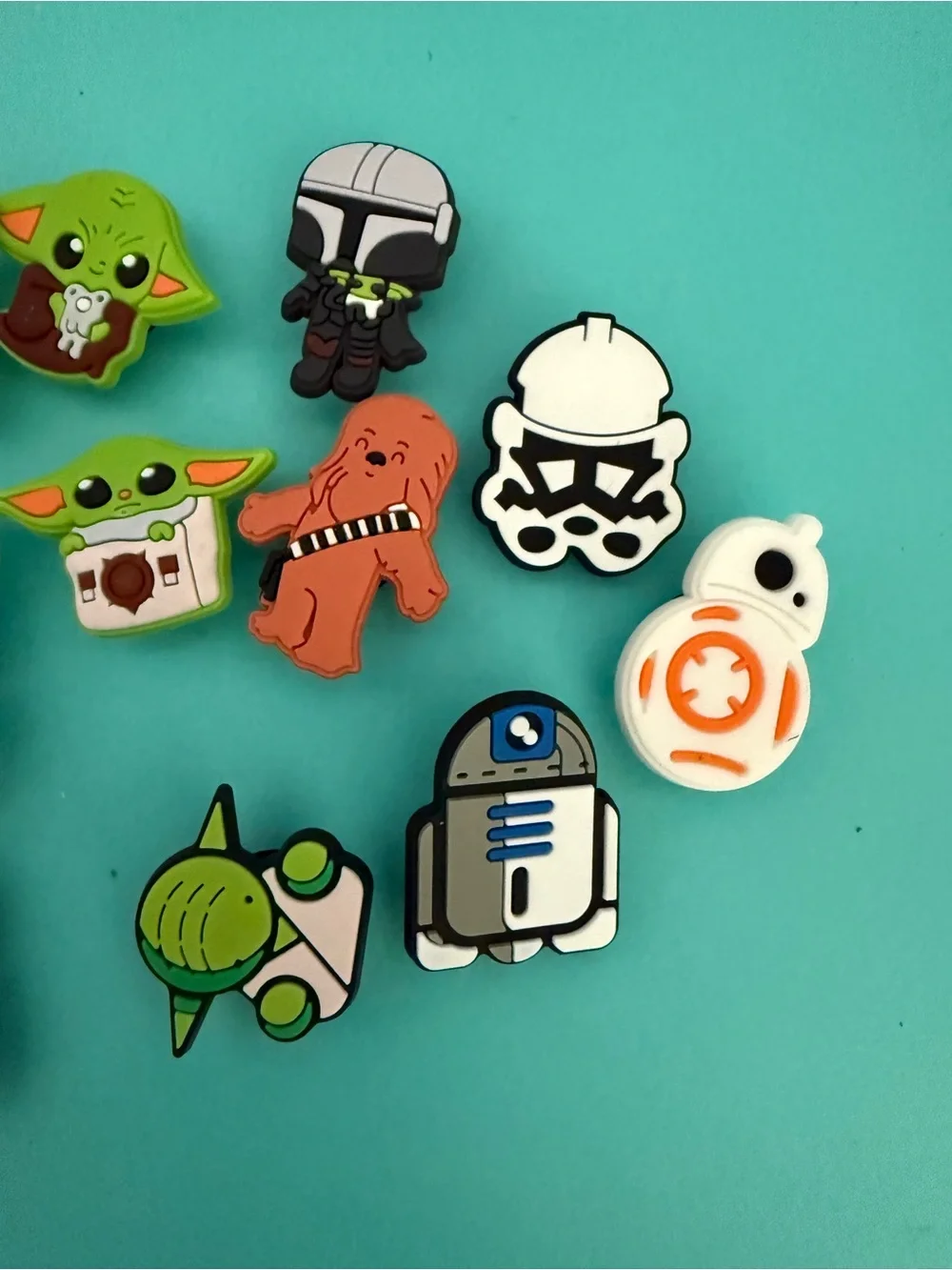 Star Wars Character Shoe Charms - Assorted Colorful Set